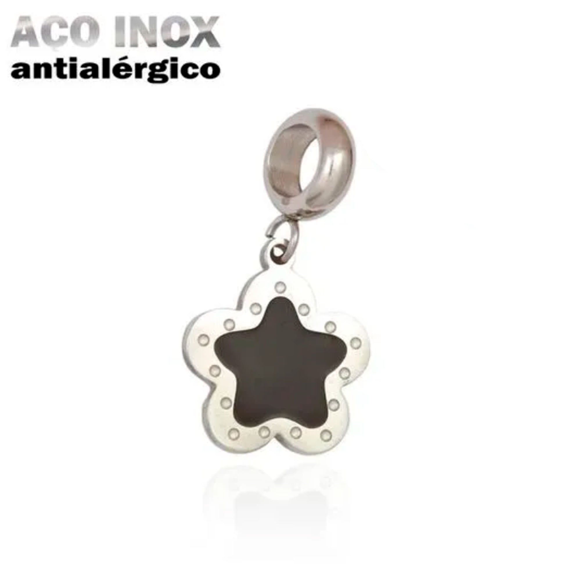 BERLOQUE EM AÇO INOX CHAPEU LUIGI SUPER MARIO BROS.- BIJUTOTAL