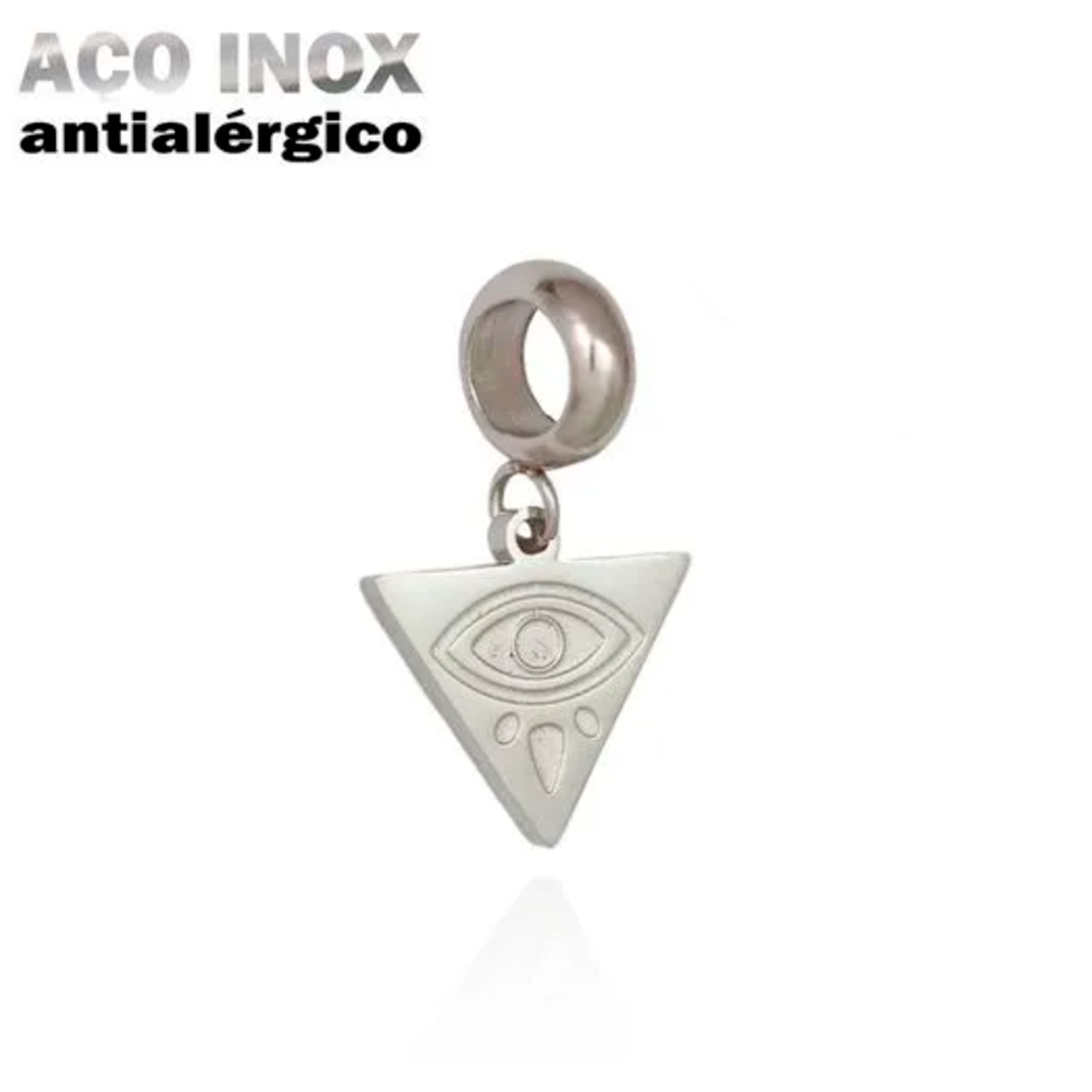 BERLOQUE EM AÇO INOX CHAPEU LUIGI SUPER MARIO BROS.- BIJUTOTAL