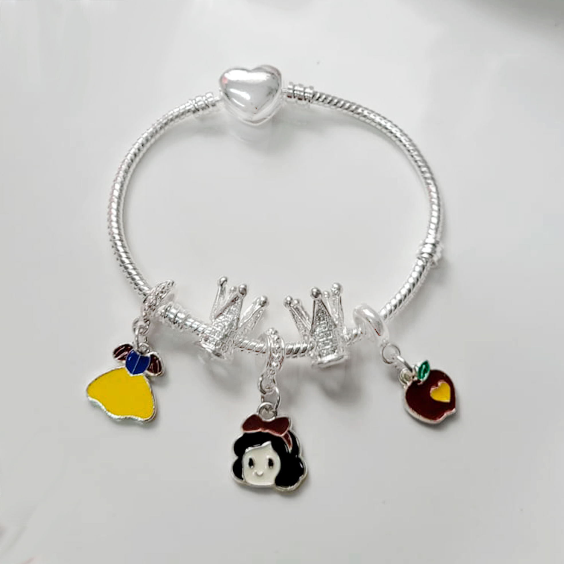PANDORA INSPIRAÇÃO DIVERTIDA MENTE - PULSEIRA COMPLETA COM 5